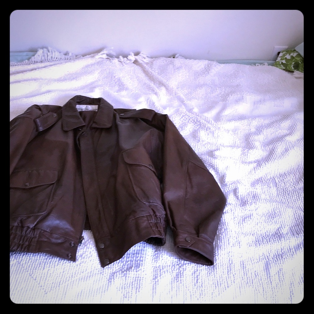 Leather jacket